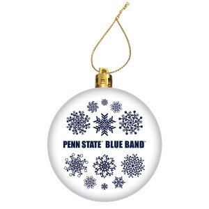ornament with snowflakes and Penn State Blue Band image